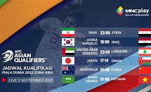 Jadwal Liga Kualifikasi Piala Dunia Zona Asia